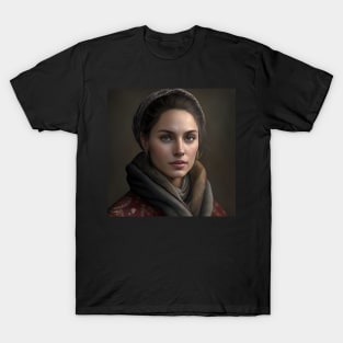 Beautiful Portrait of Ukrainian Women T-Shirt